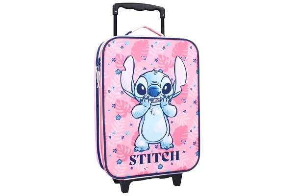 Roze koffer met Stitch
