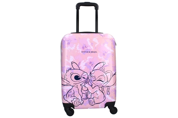 Trolley koffer Stitch Ohana Forever roze