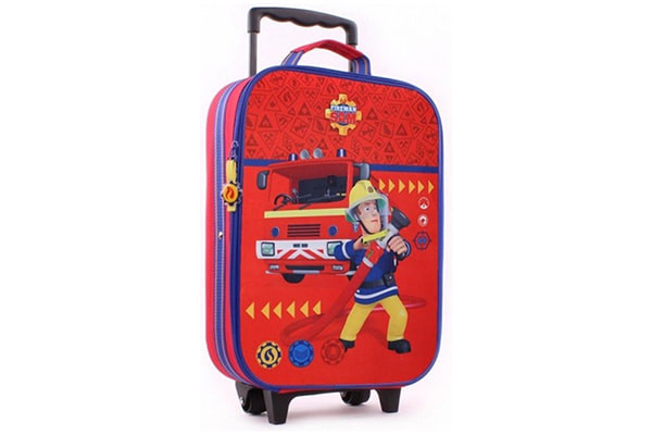 Koffer met uitschuifbaar handvat