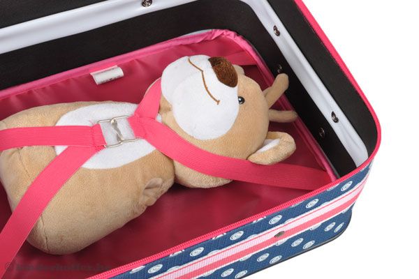 Met handige opbergriem.