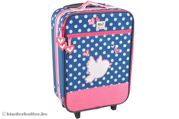 Inclusief opbergvakje aan de voorzijde van de koffer.