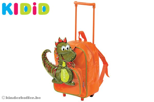 Bild eines Kindertrolleys mit dem Design eines Dinosauriers