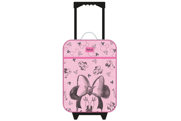 Kinderkoffer Minnie Mouse roze.