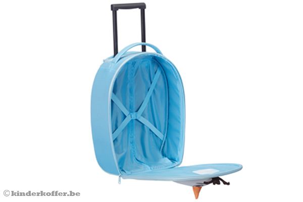 Kinderkoffer met een formaat van 35 x 15 x 45 cm.