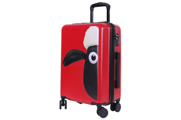 Met 4 zwenkwieltjes.