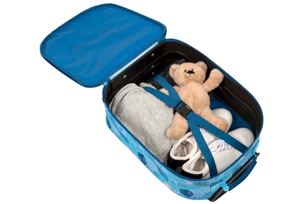 Met handige inpakriemen