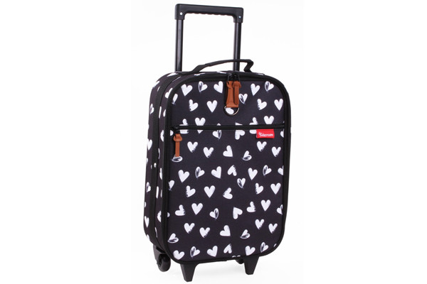 Kinderkoffer met hartjes van Vadobag.