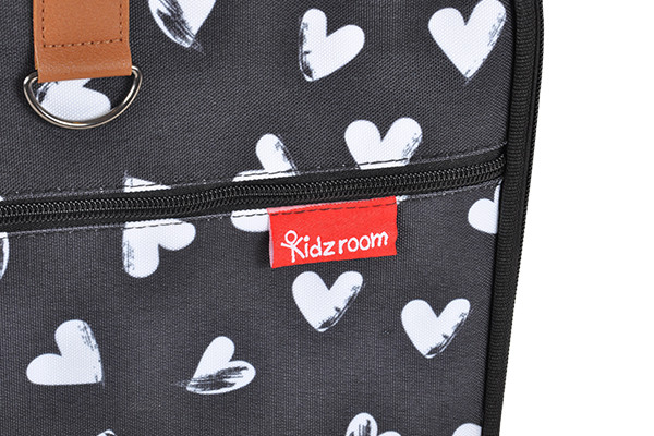 Vrolijke opdruk met hartjes.