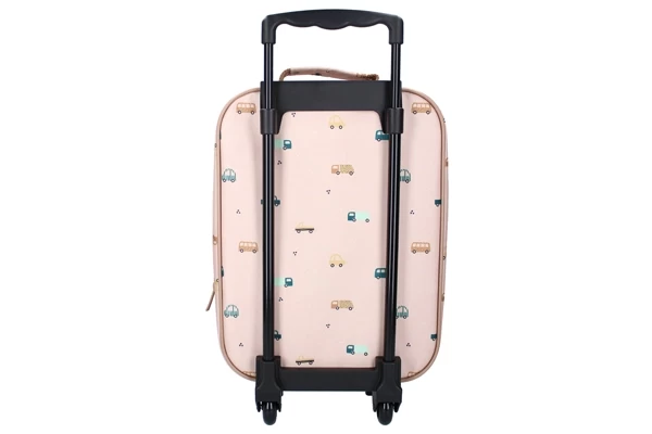 Twee wieltjes en uitschuifbaar handvat